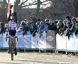 Jeremy Powers (Team Rapha-Focus) showing relief and disbelief as he finally wins the Elite Men's National Cyclocross Championship ©Tim Westmore